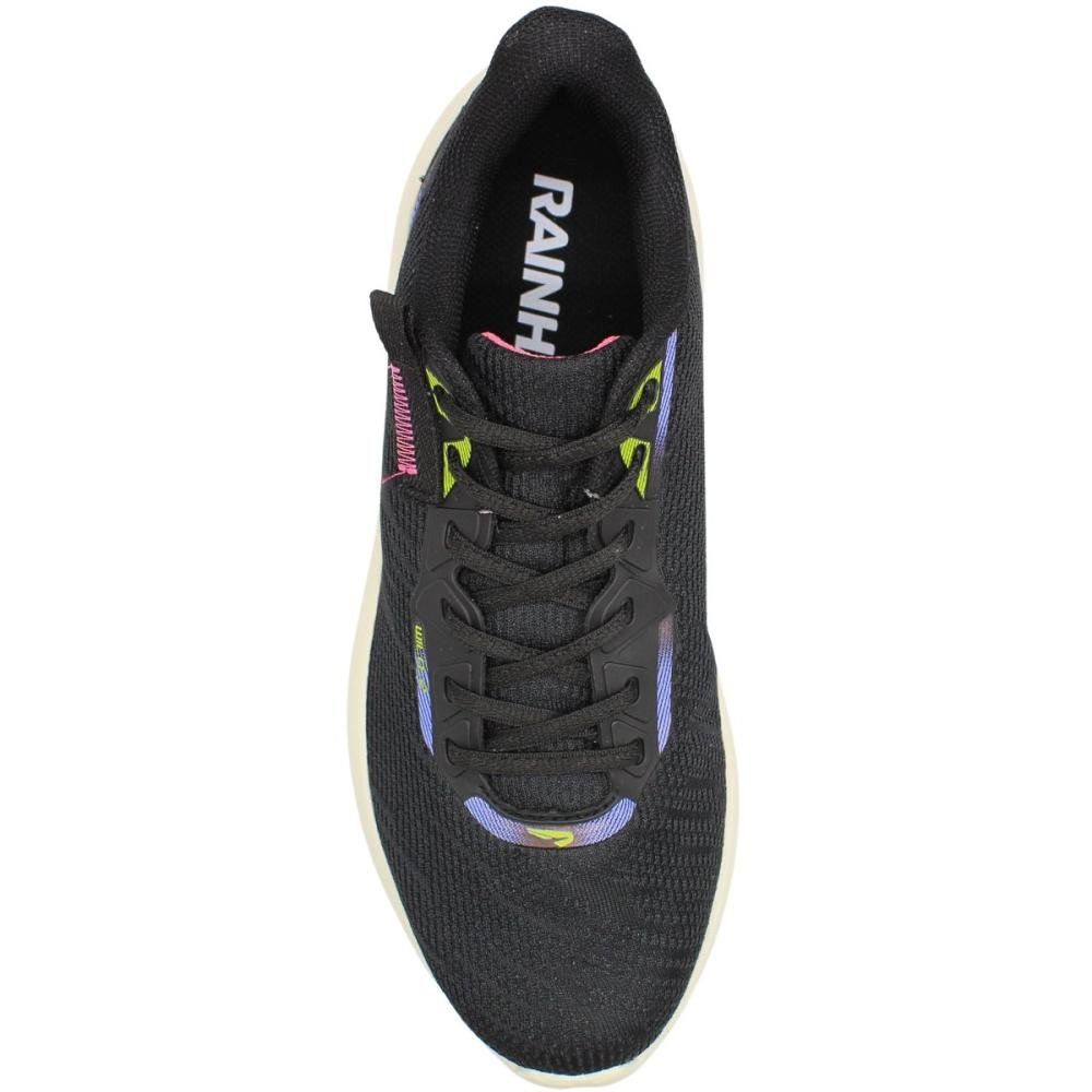 Tênis Esportivo Rainha Wild II Comfort FreshMesh Feminino Preto 4