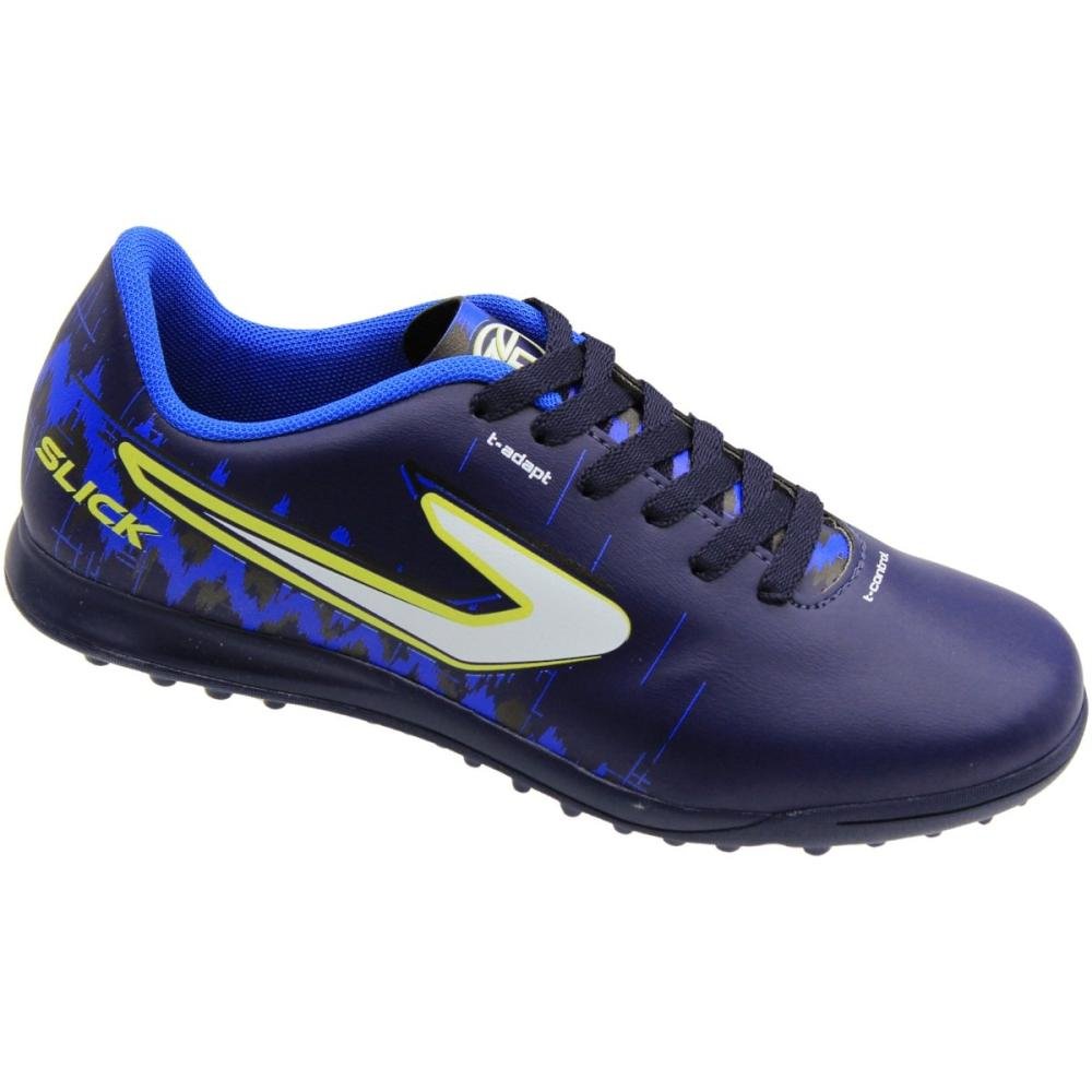 Chuteira Society Topper Slick VII Masculina Azul 3