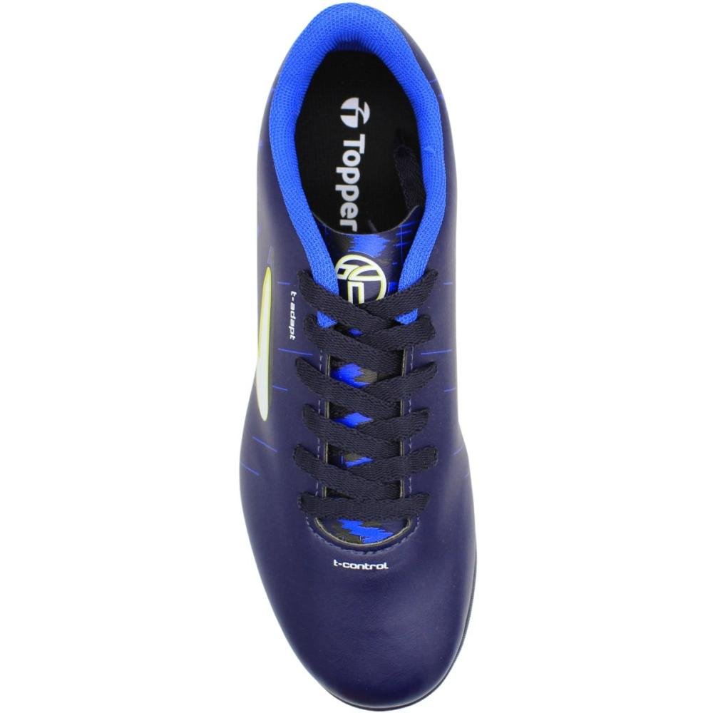 Chuteira Society Topper Slick VII Masculina Azul 4