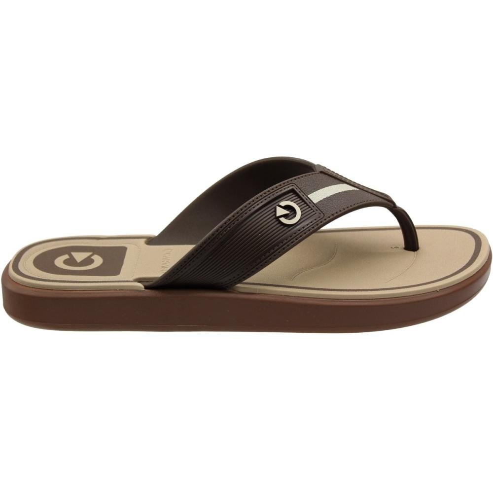 Chinelo De Dedo Cartago Belgrado Tiras Largas Masculino Marrom 2