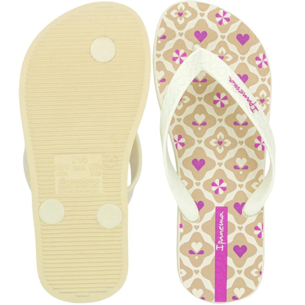 Chinelo De Dedo Ipanema Happy Feminino Bege 3