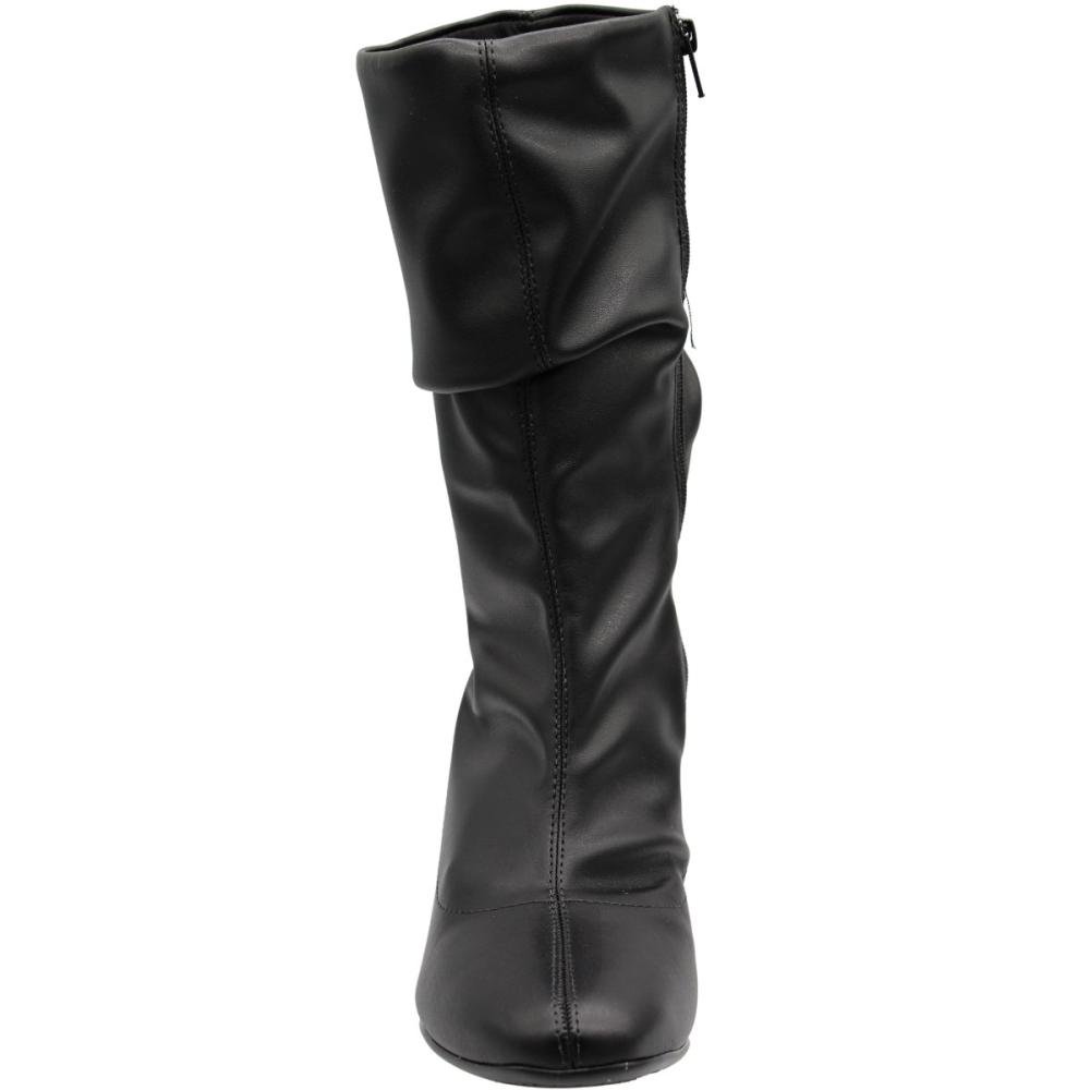 Bota  Cano Alto Beira Rio Napa Strech Feminina Preto 4