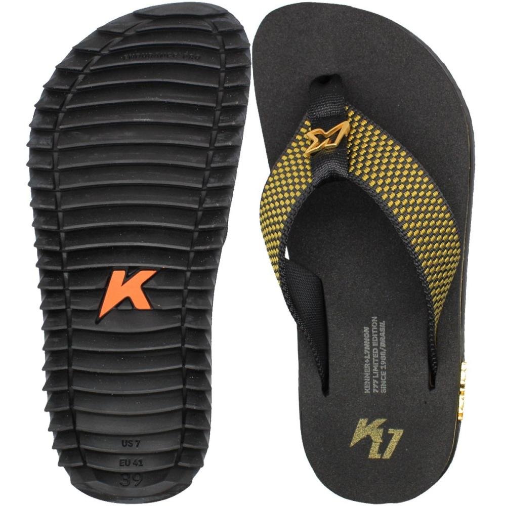 Sandália De Dedo Kenner Kivah Dots L7NNON Masculina Preto 3