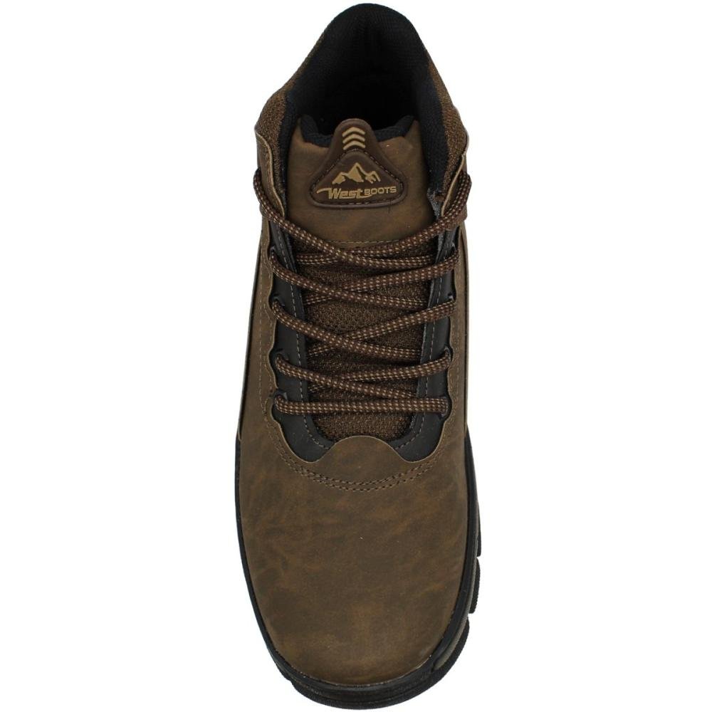 Bota West Line Corola Masculina Marrom 4