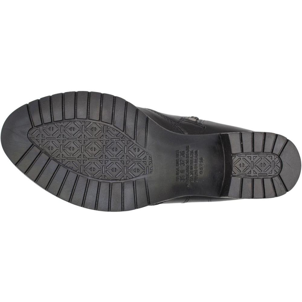 Bota Salto Grosso Mississipi Wolford Fivela Prata Feminina Preto 5