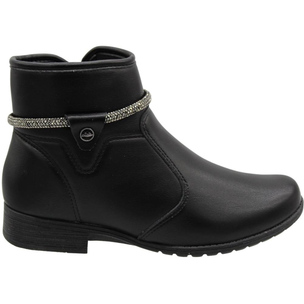 Bota Cano Curto Dakota Vertuo Tira Strass Feminino