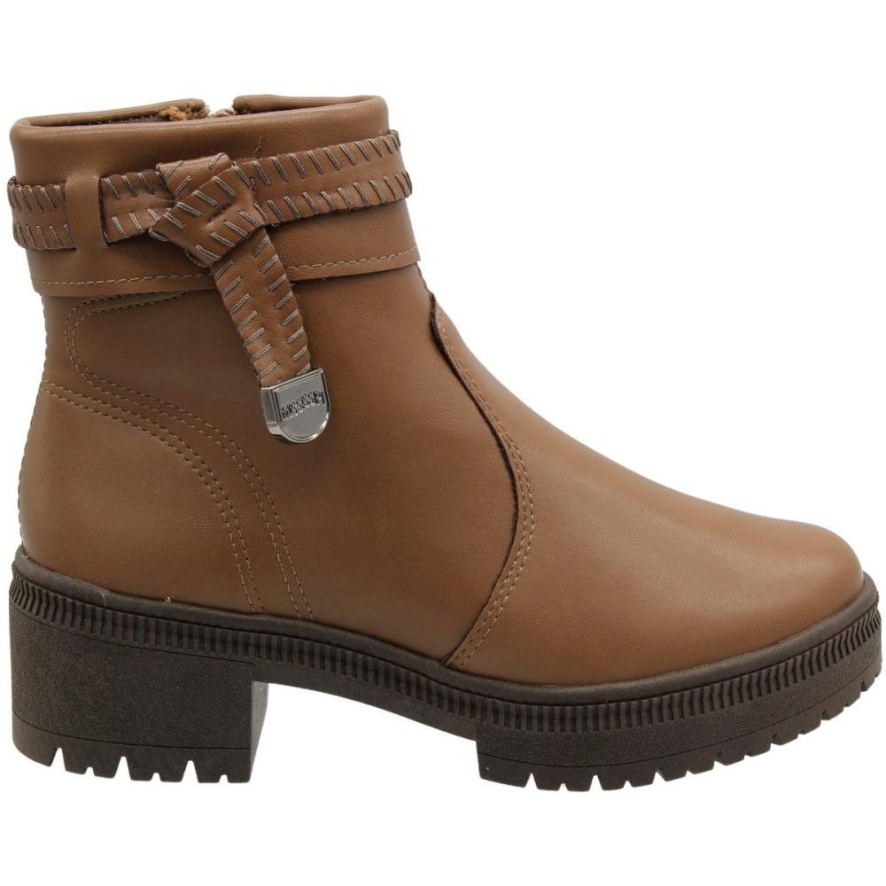 Bota Coturno Salto Médio Mississipi Elegante Feminina