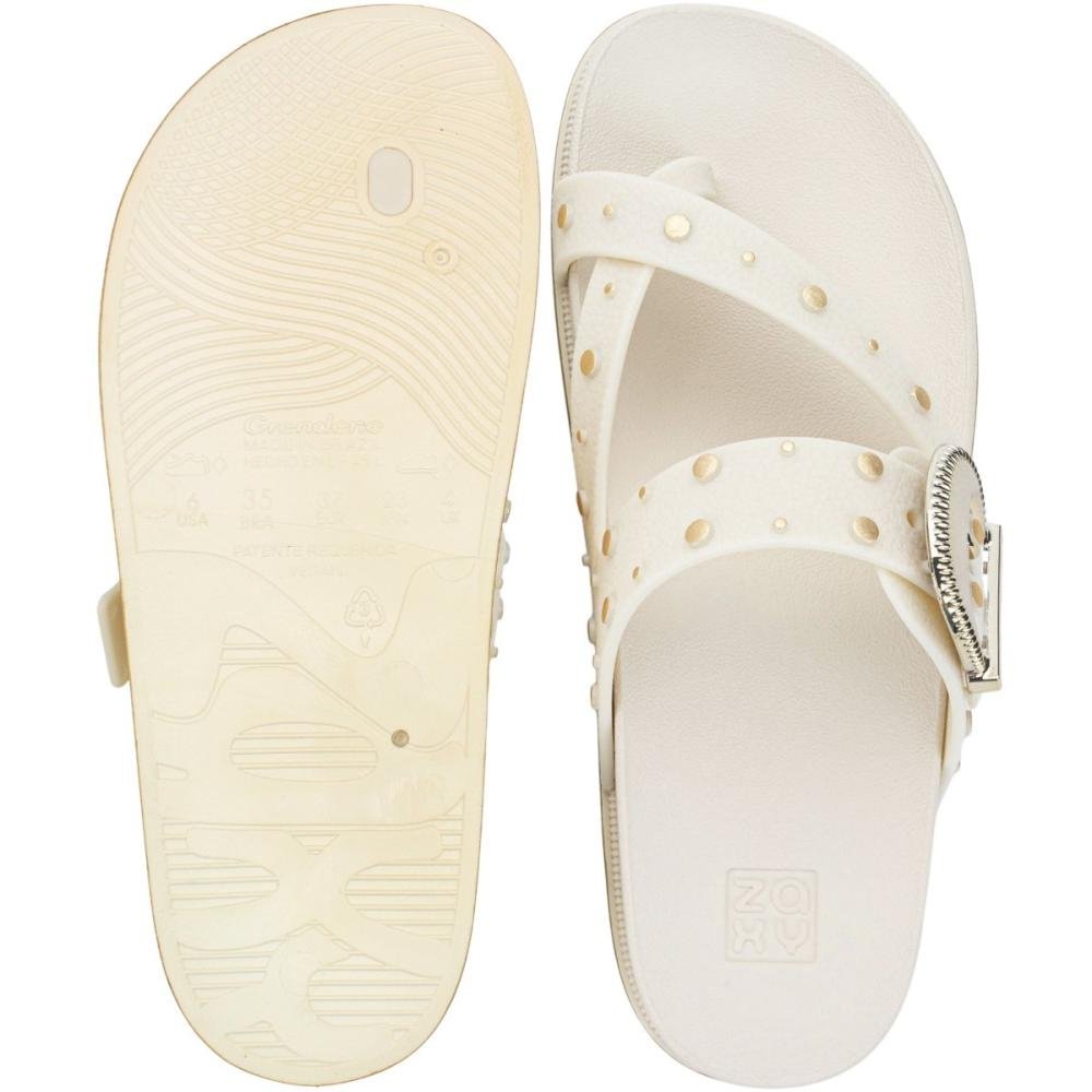Chinelo de dedo Zaxy Mood Feminino Branco 3