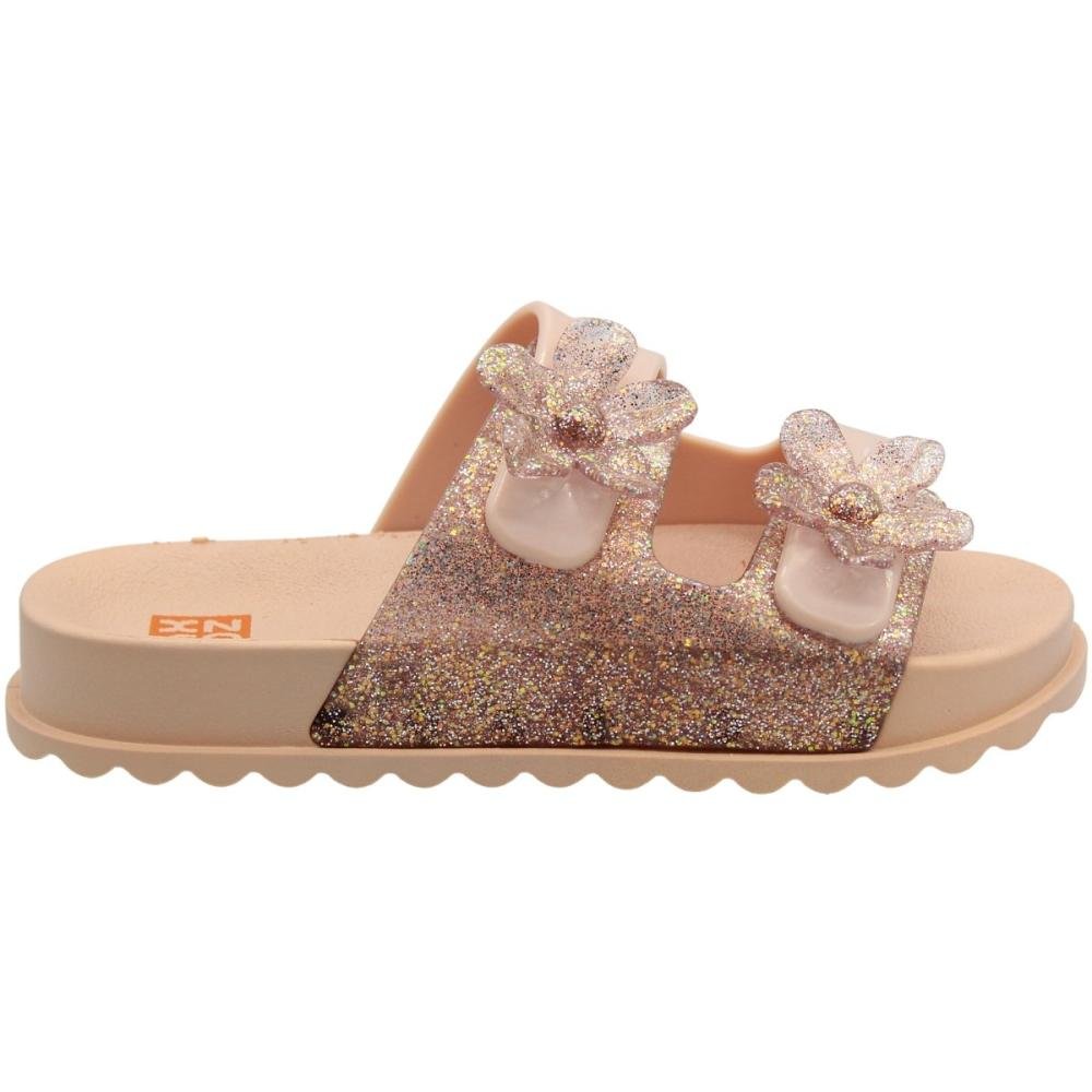 Tamanco Slide Plataforma Infantil Zaxy Flowers Menina