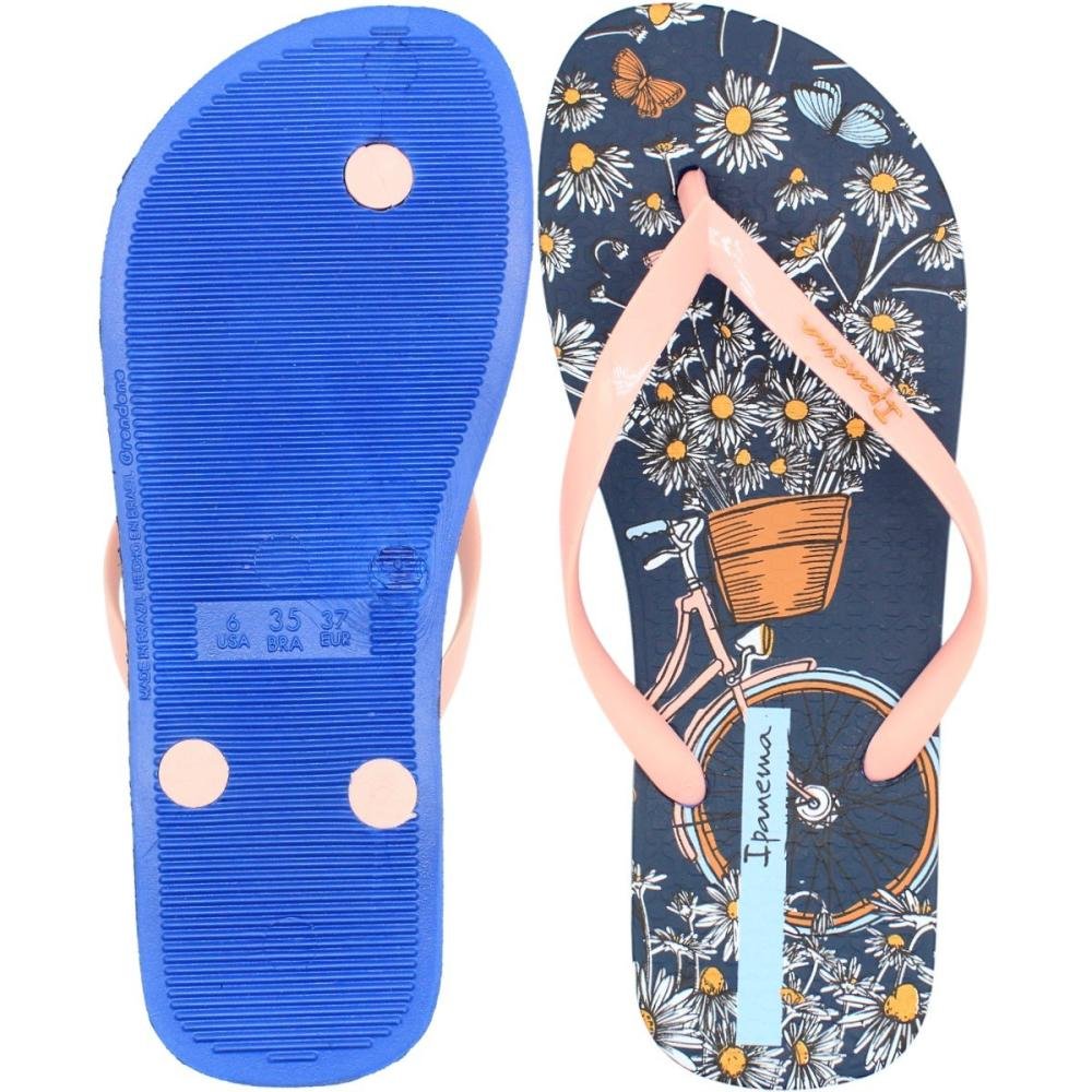 Chinelo de Dedo Ipanema Bloom Macio Feminino Rosa 3