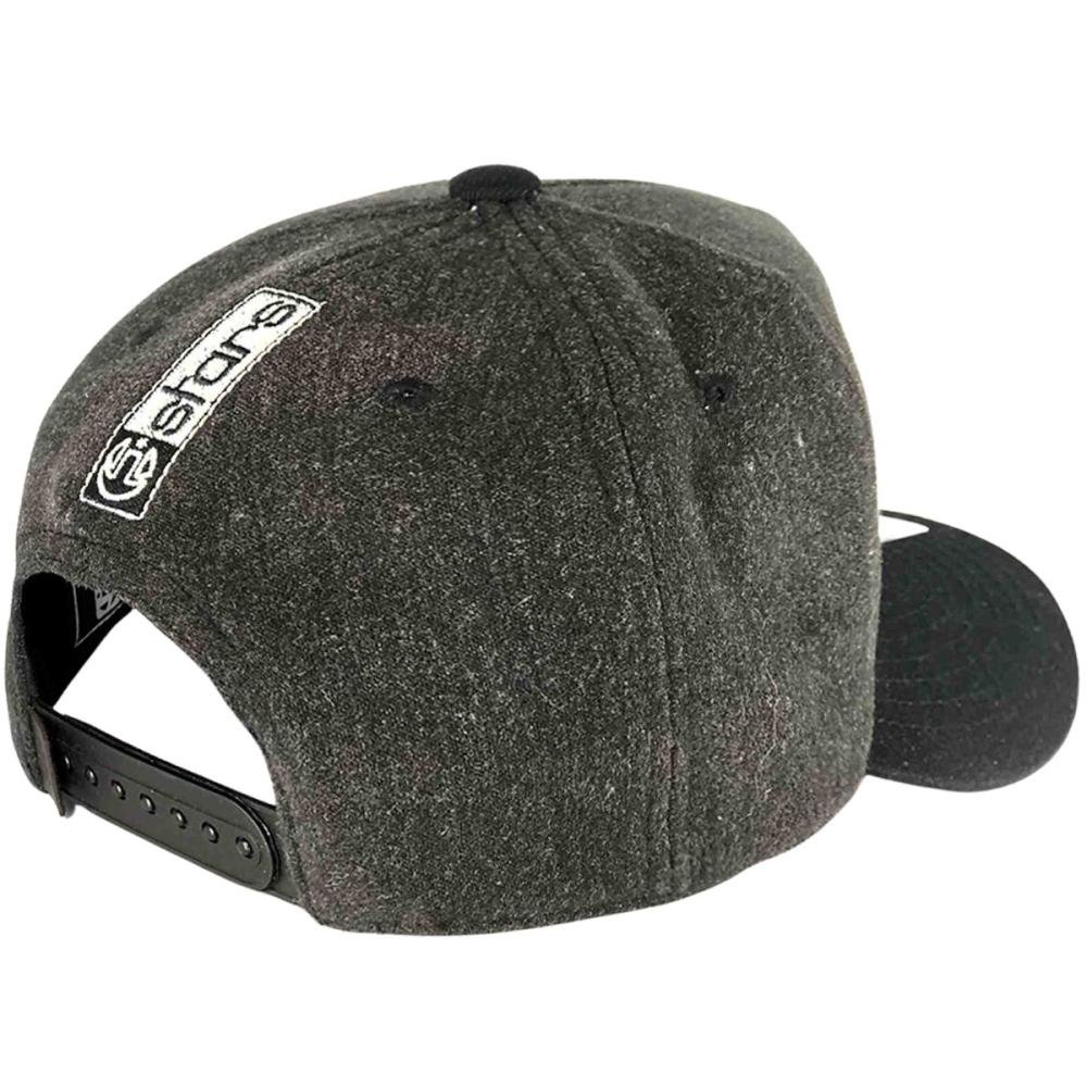 Boné Ajustável E Stars Bronx Baseball Feltro Masculino Preto 3