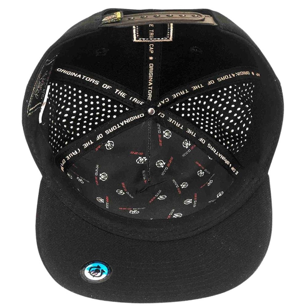 Boné Aba Reta Rhinosize RHS Dark Ajustável Masculino Preto 4