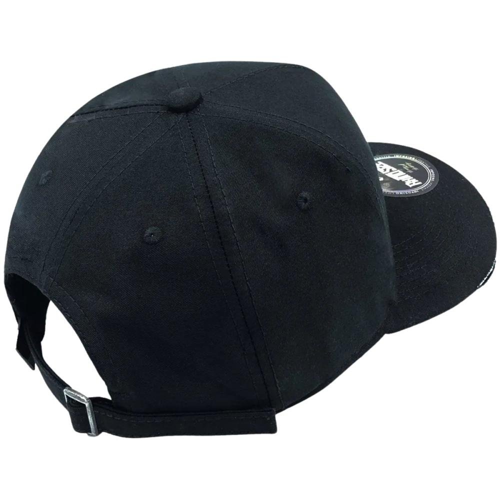 Boné Aba Curva Rhinosize Core Rasgos Ajustável Masculino Preto 3