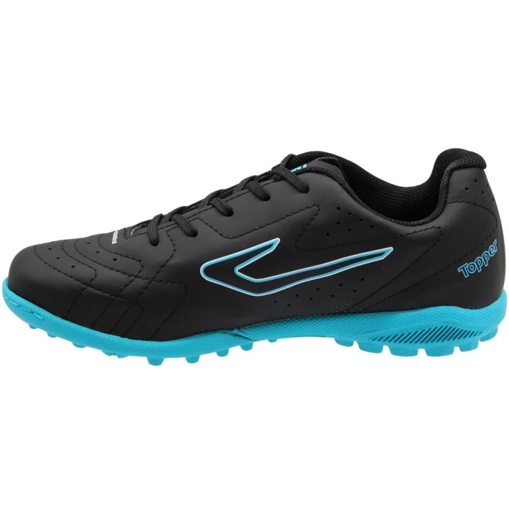 Chuteira Society Infantil Topper Boleiro VI Menino Preto 2