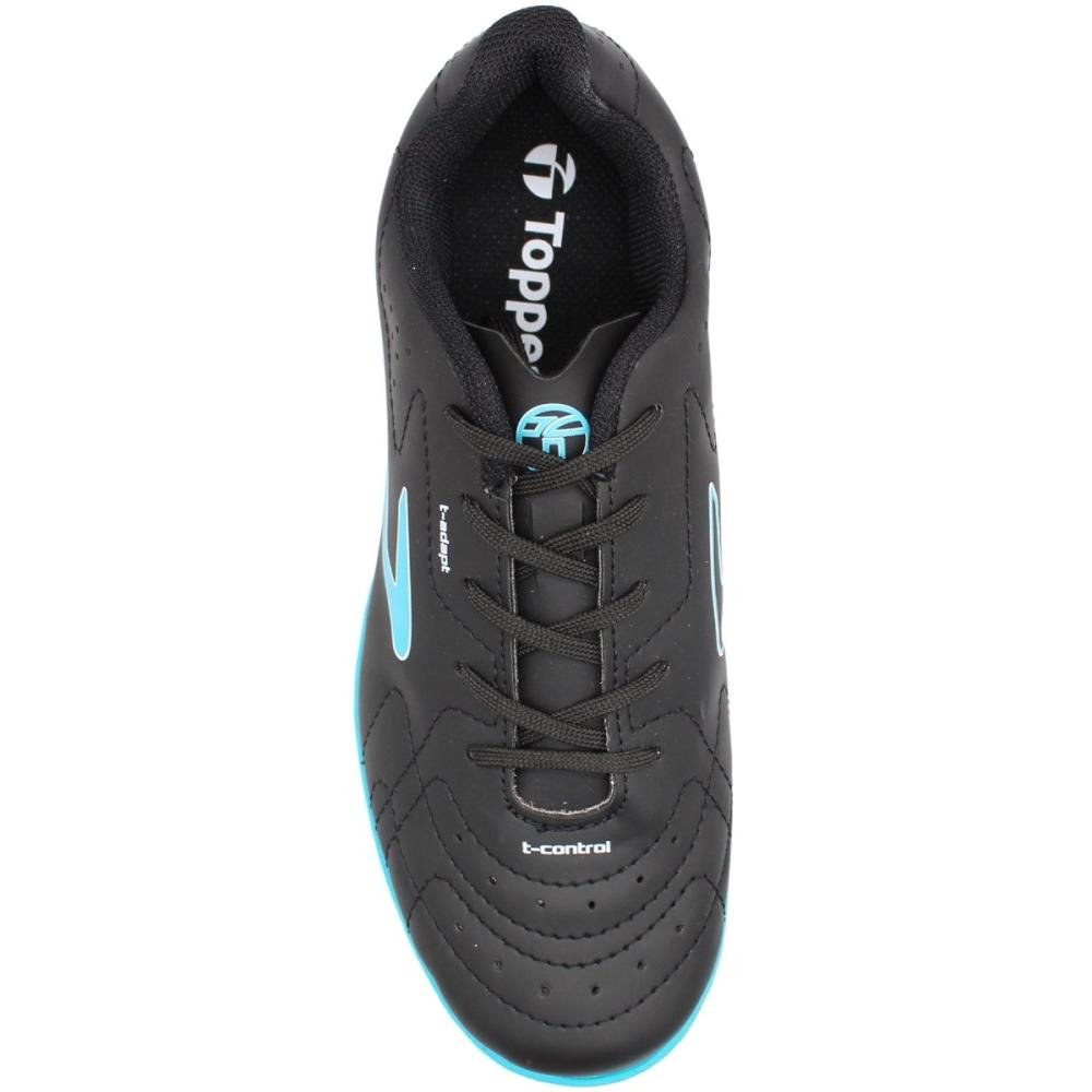 Chuteira Society Infantil Topper Boleiro VI Menino Preto 4