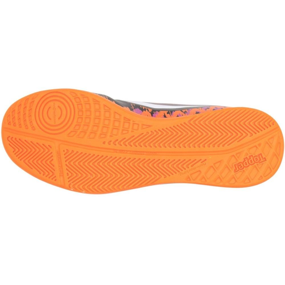 Chuteira Futsal Indoor Infantil Topper Slick VII Menino Preto 5