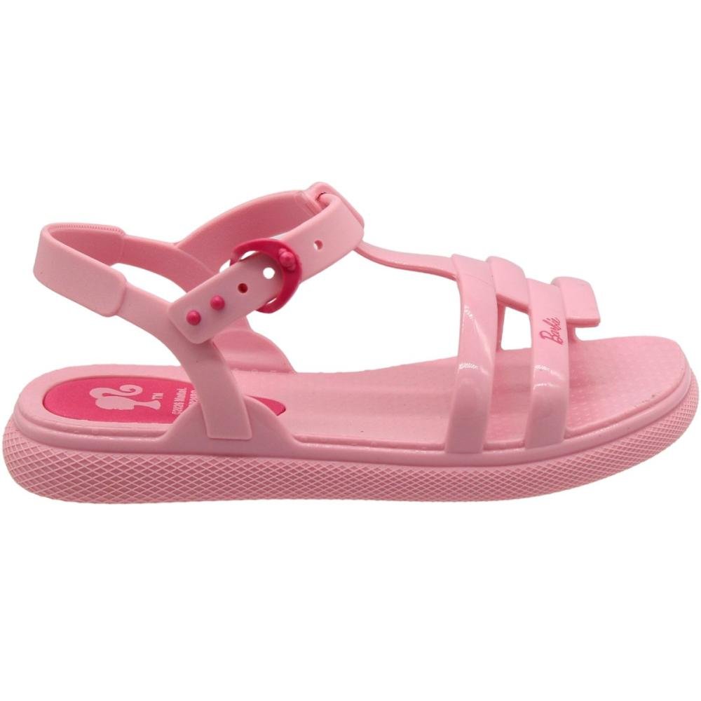 Sandália Rasteira Infantil Grendene Kids Glass Flat Menina
