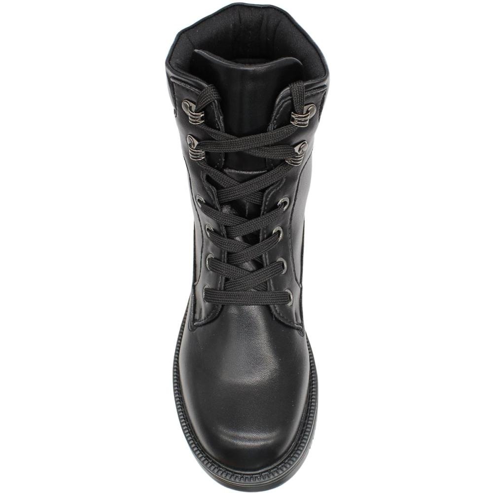 Bota Coturno Cano Médio Mooncity Tratorada Feminina Preto 4