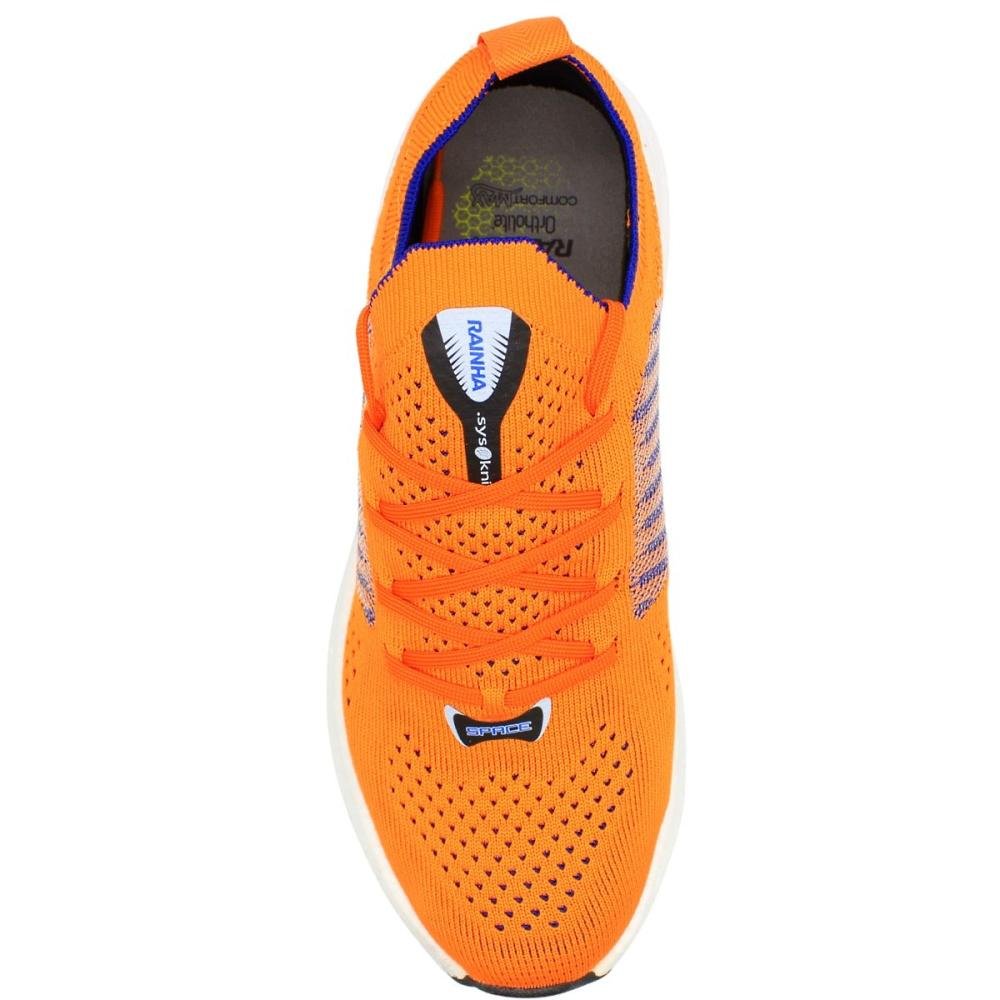 Tênis Esportivo Rainha Space Masculino Laranja 4