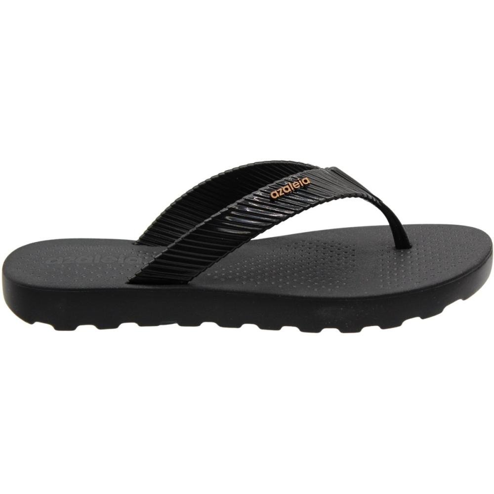 Chinelo De Dedo Azaleia Vivi Palmilha Confort Feminino Preto 2