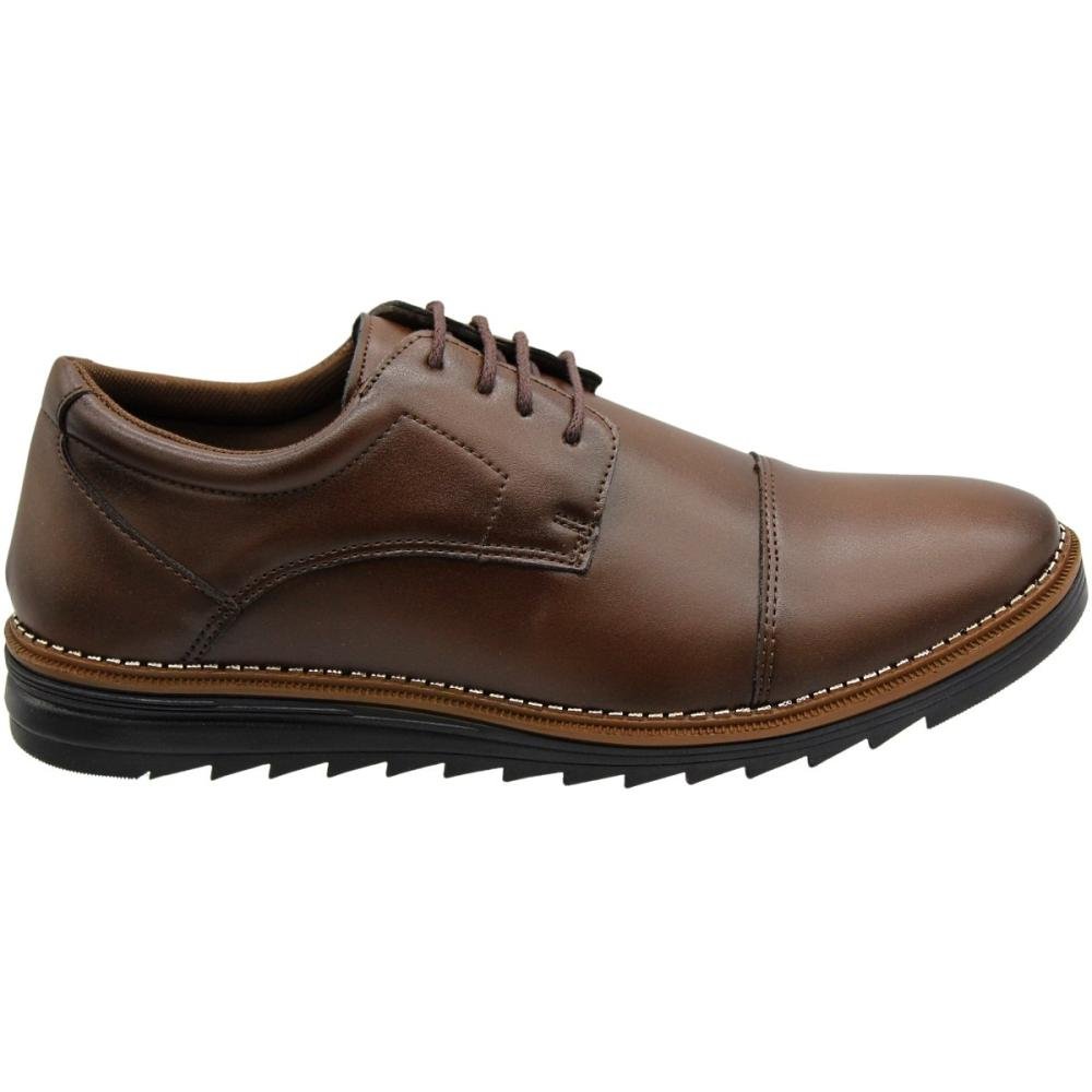 Sapato Casual West Line C/ Cadarço Sola Tratorada Masculino