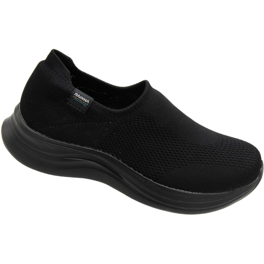 Tenis Slip on Rainha Charm II Feminino Preto 3