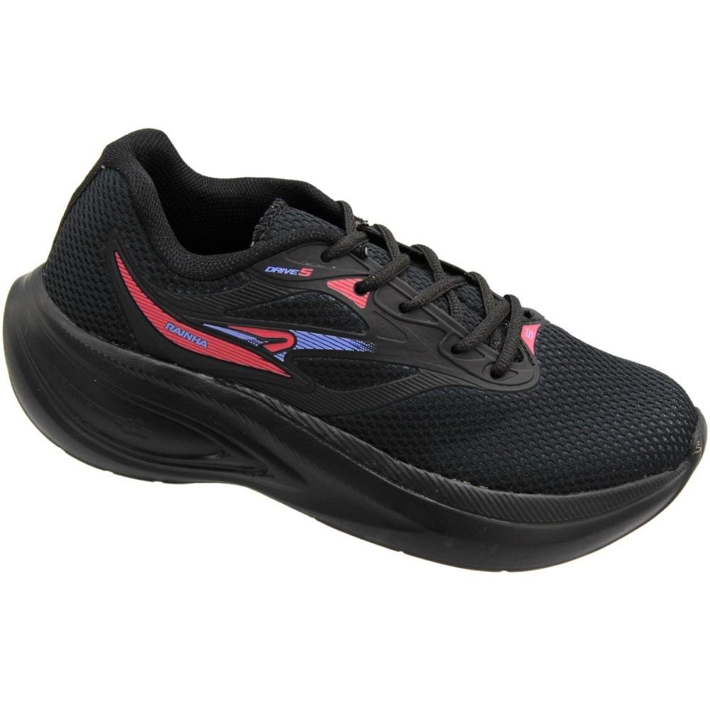 Tênis Esportivo Rainha Comfortfoam Movement Drive V Feminino Preto 3