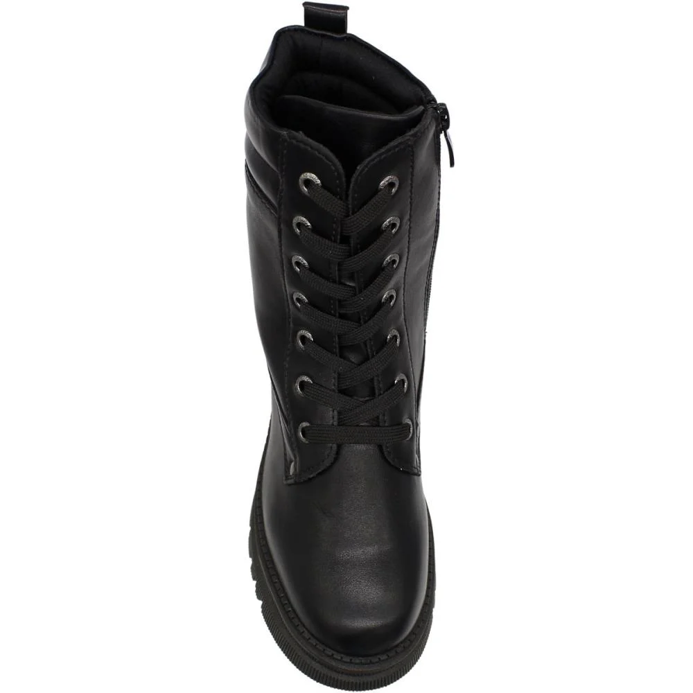 Bota Coturno Cano Médio Mooncity Feminina Preto 4