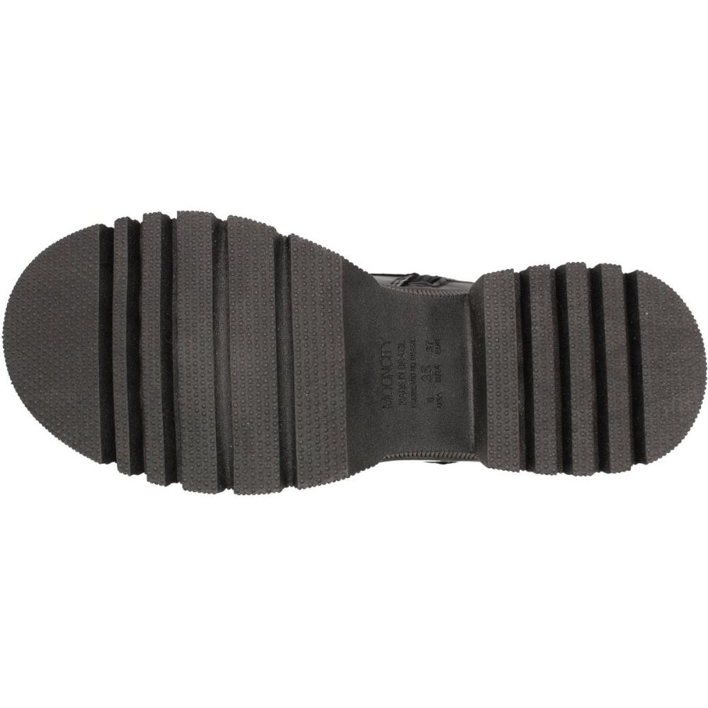 Bota Coturno Cano Médio Mooncity Feminina Preto 5