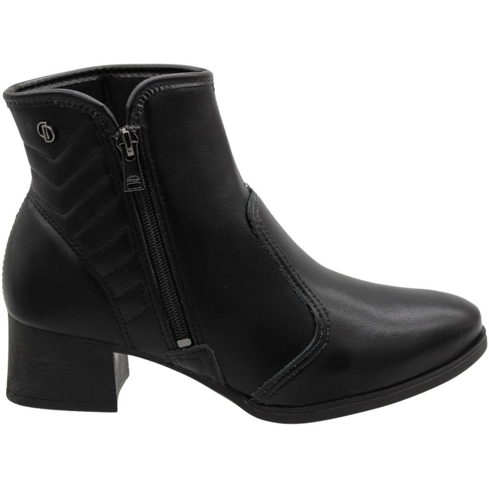 Bota Ankle Boot Dakota Vertuo Aplique Feminina