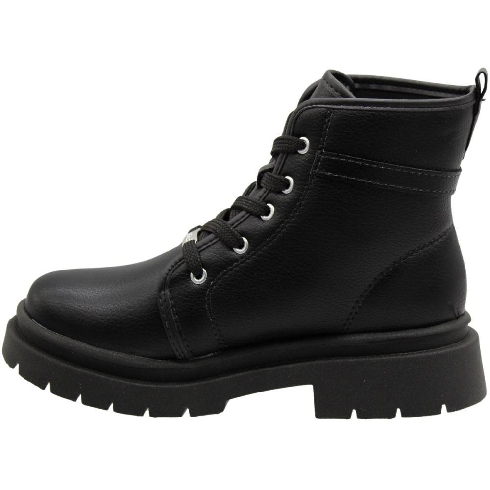 Bota Coturno Infantil Molekinha Zurique Milano Menina Preto 2