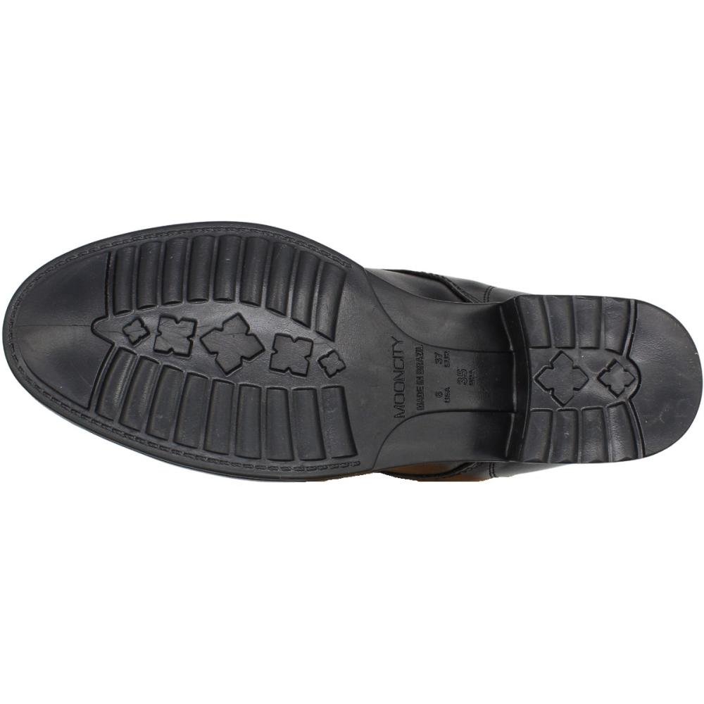 Bota Cano Médio Mooncity Bico Redondo Feminino Preto 5