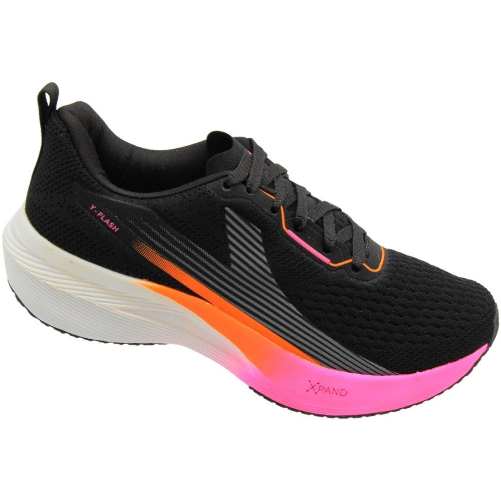 Tênis Esportivo Lynd Y Flash X Pand Running Pro Feminino Preto 3