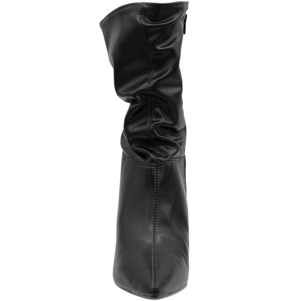 Bota Vizzano Napa Genebra Cano Médio Bico Fino  Feminino Preto 4