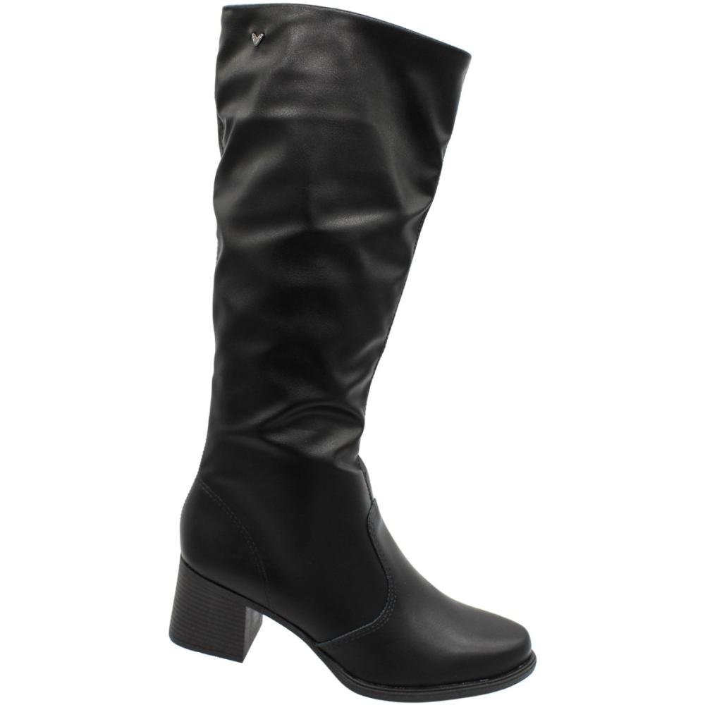 Bota Cano Alto Mississipi Berteli Feminina Preto 3