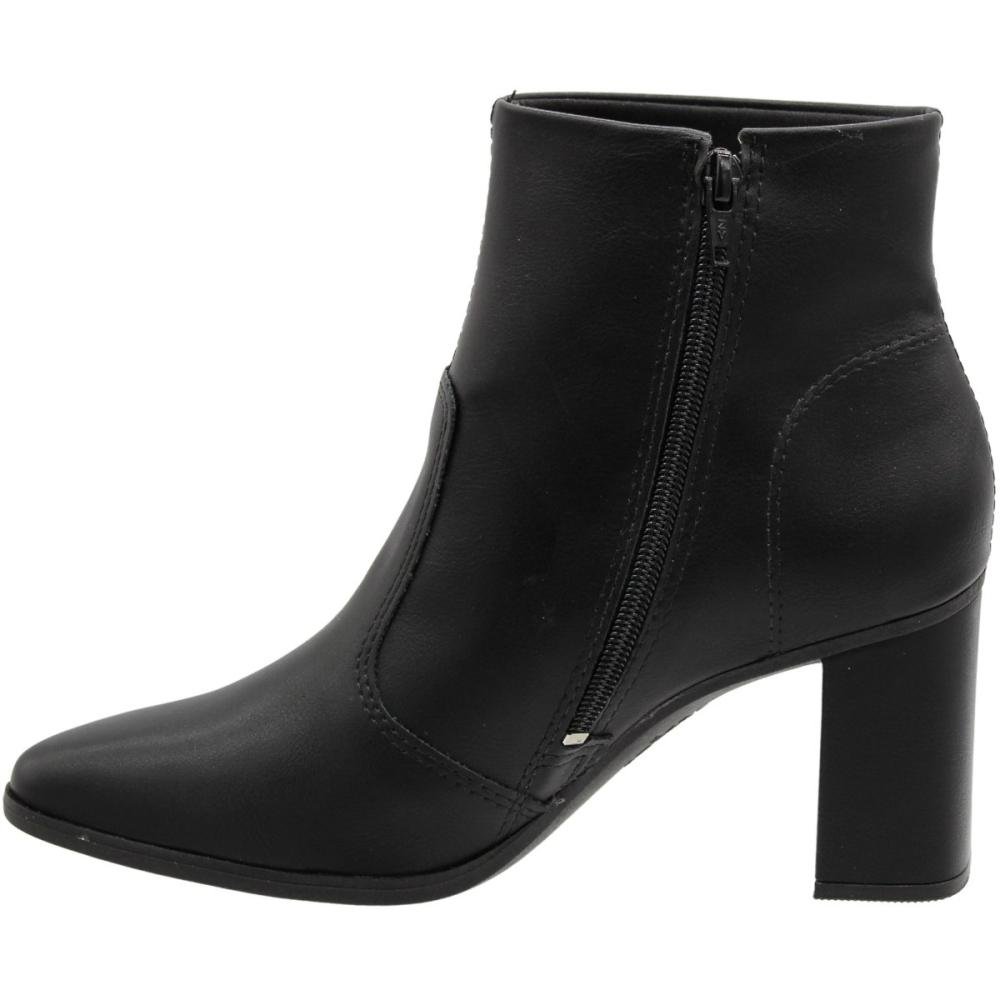 Bota Modelo Curto Mississipi Berteli Aplique Dourados Feminina Preto 2