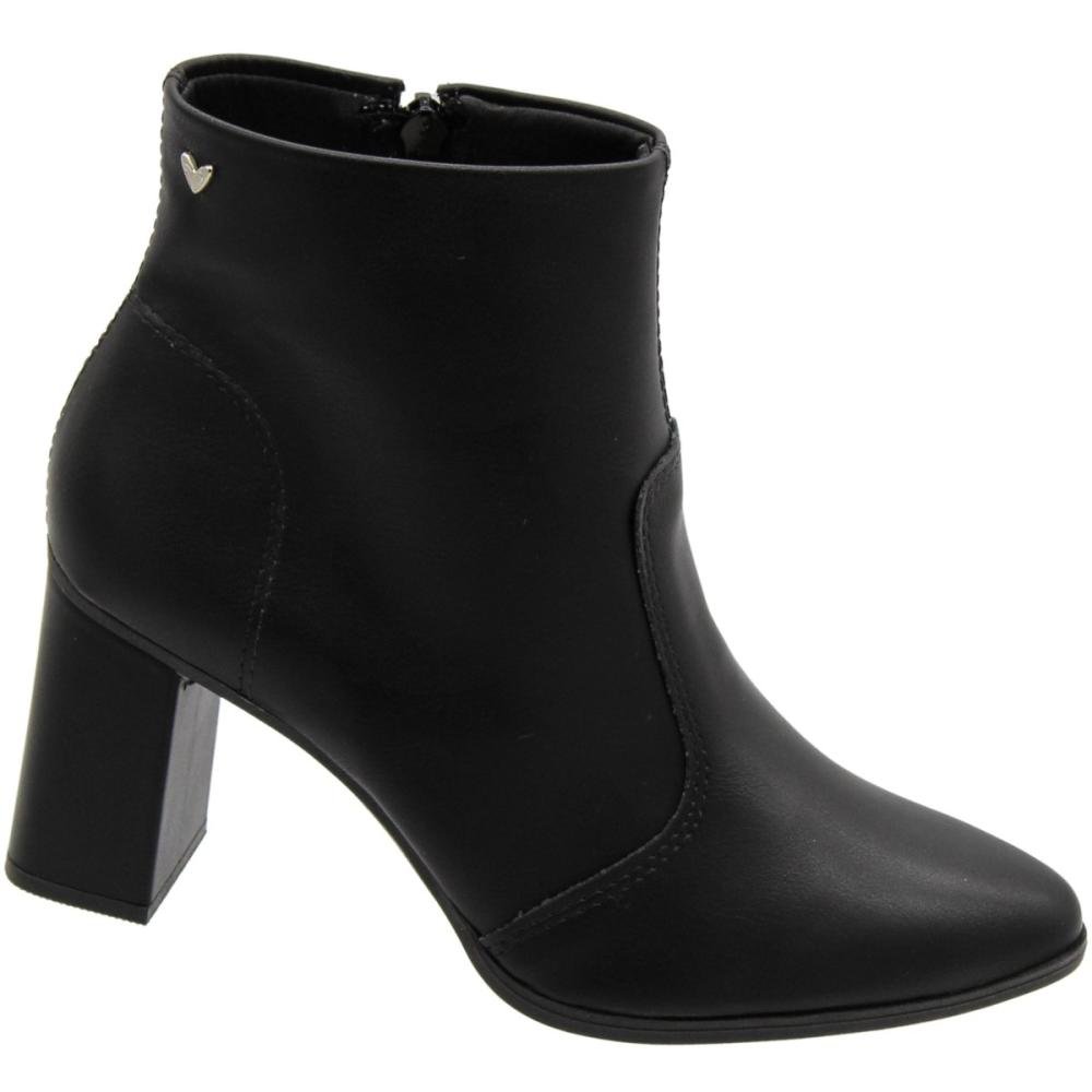 Bota Modelo Curto Mississipi Berteli Aplique Dourados Feminina Preto 3