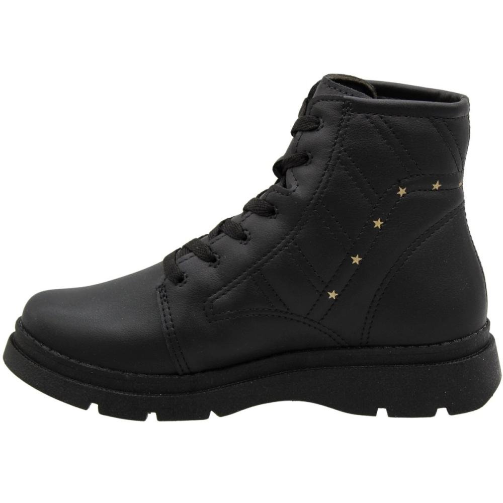 Bota Infantil  Almeria Pink Cats Menina  Preto 2