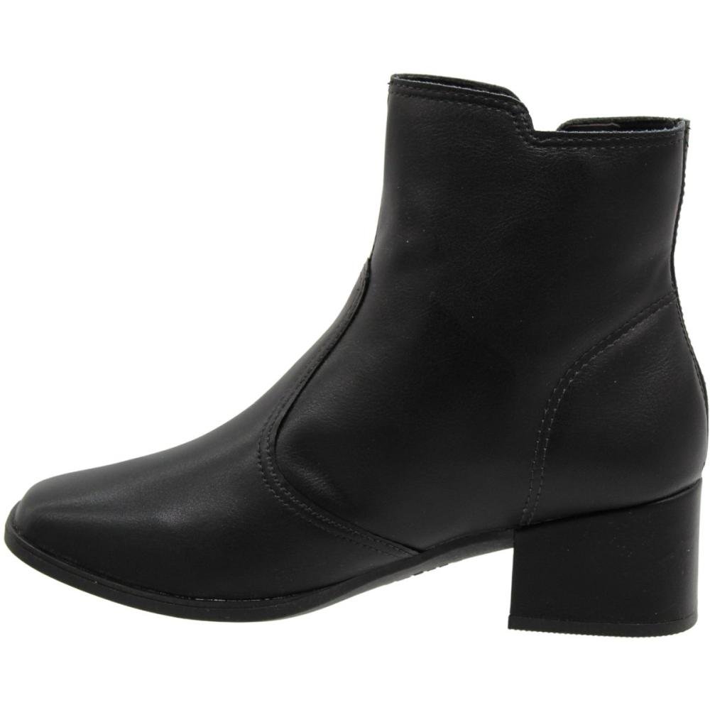 Bota Bico Quadrado Infantil Pink Cats Menina Preto 2