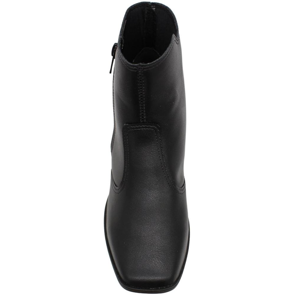 Bota Bico Quadrado Infantil Pink Cats Menina Preto 3