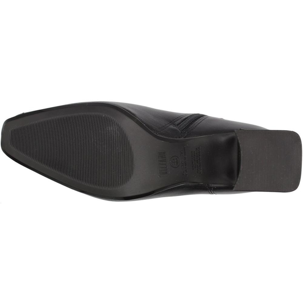 Bota Vizzano Cano Médio Bico Quadrado Feminino Preto 5