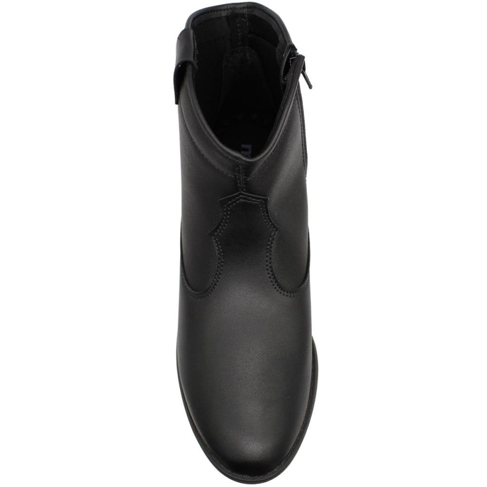 Bota Moleca Cano Baixo Western Feminina  Preto 4