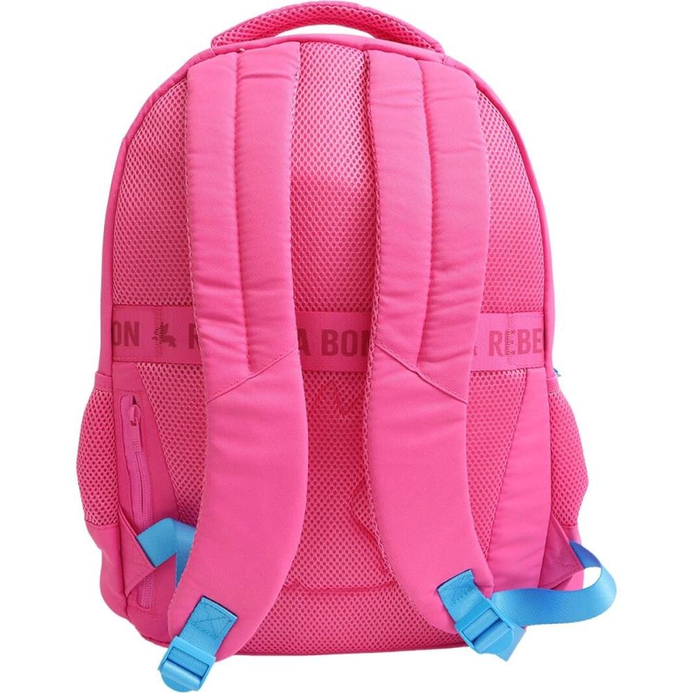Mochila De Costas Escolar Clio Rebecca Bonbon Style Feminino Rosa 2