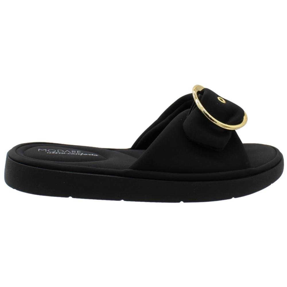 Tamanco Slide Modare Nob Soft Fivela Feminino Preto 2