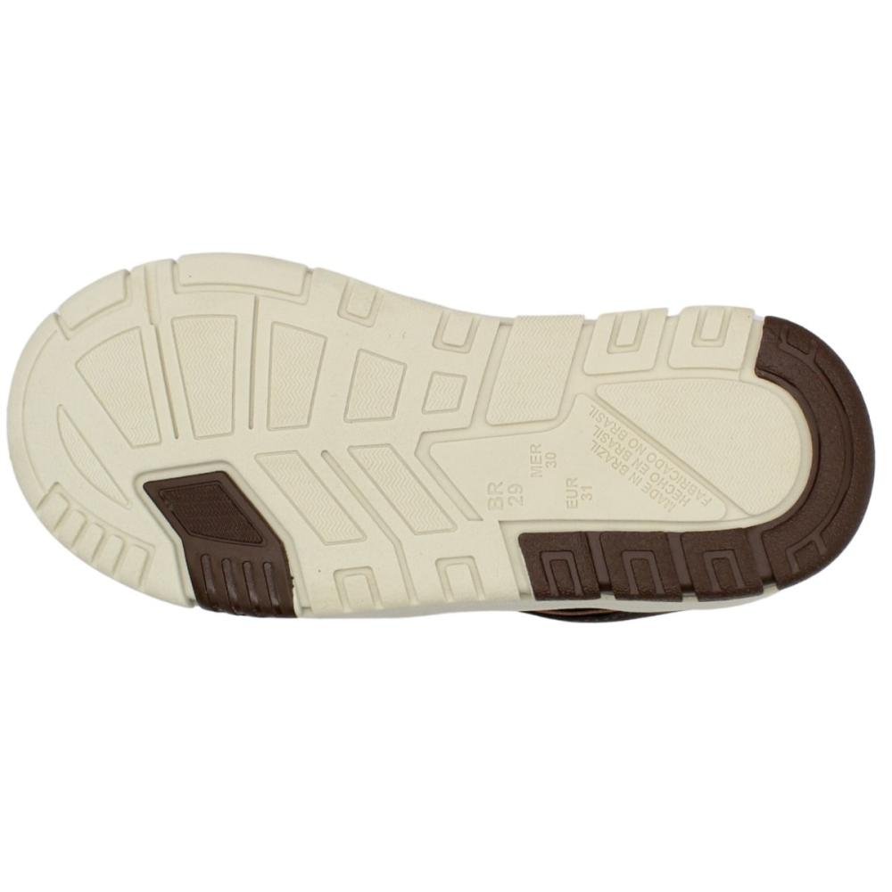 Tênis Casual Juvenil Brink Perfuros Cadarço Menino Branco 5
