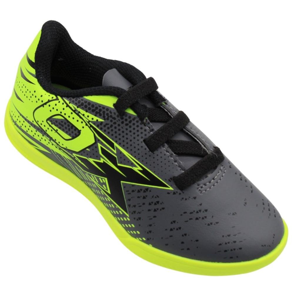Chuteira Indoor Infantil OXN Dynamic 4 Eslastic Menino Preto 3