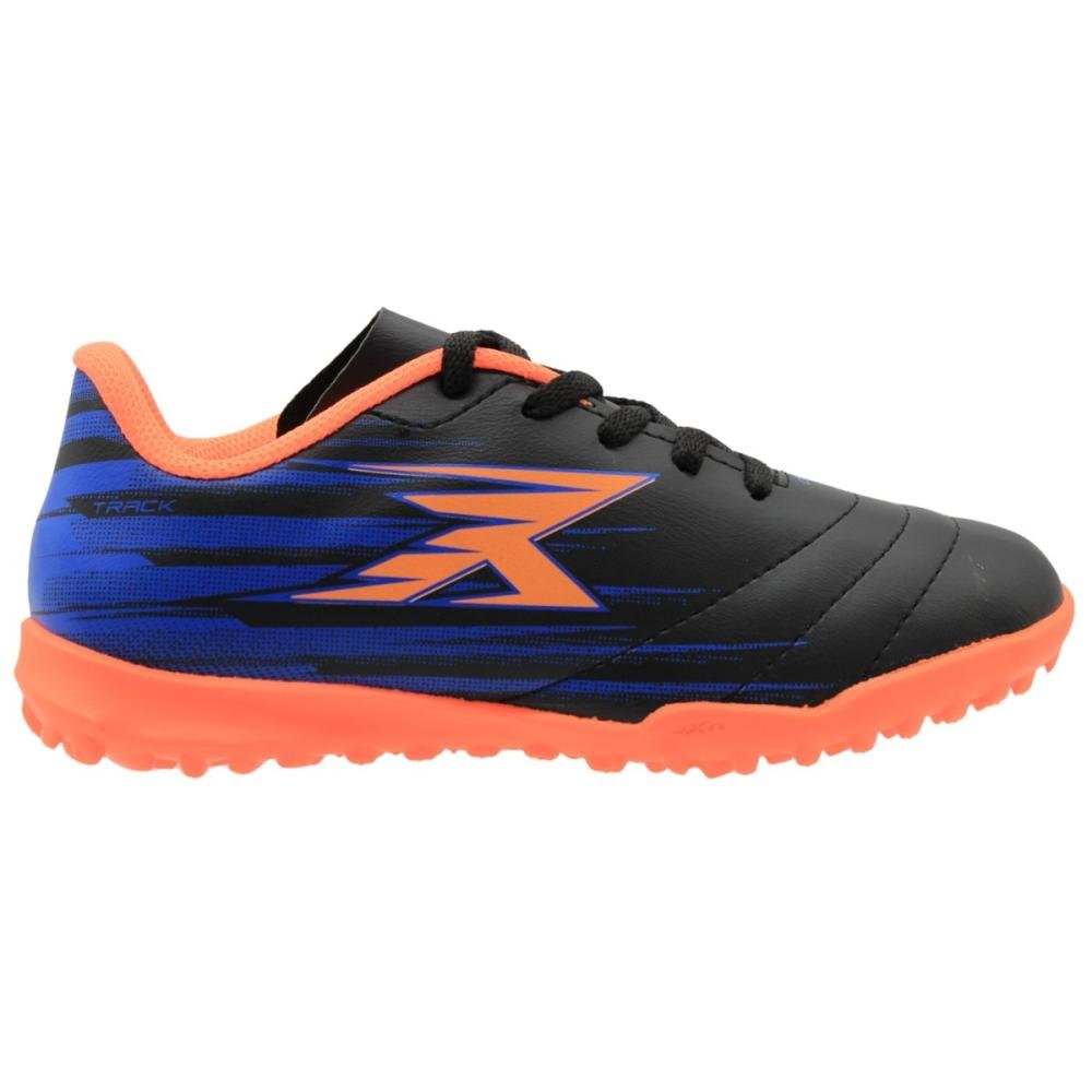 Chuteira Society Juvenil OXN Track Fit 5 Pro Costuras Menino