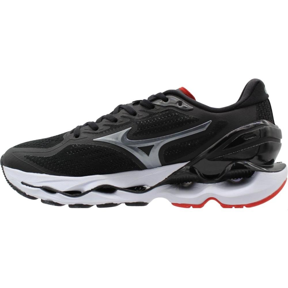 Tênis de Corrida Mizuno Wave Stratos 4 Masculino Preto 2