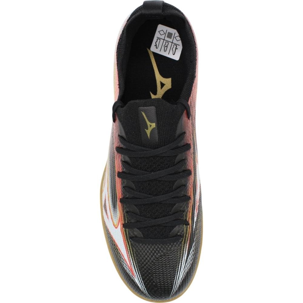 Chuteira de Futsal Mizuno Alpha Club Indoor Masculina Preto 4