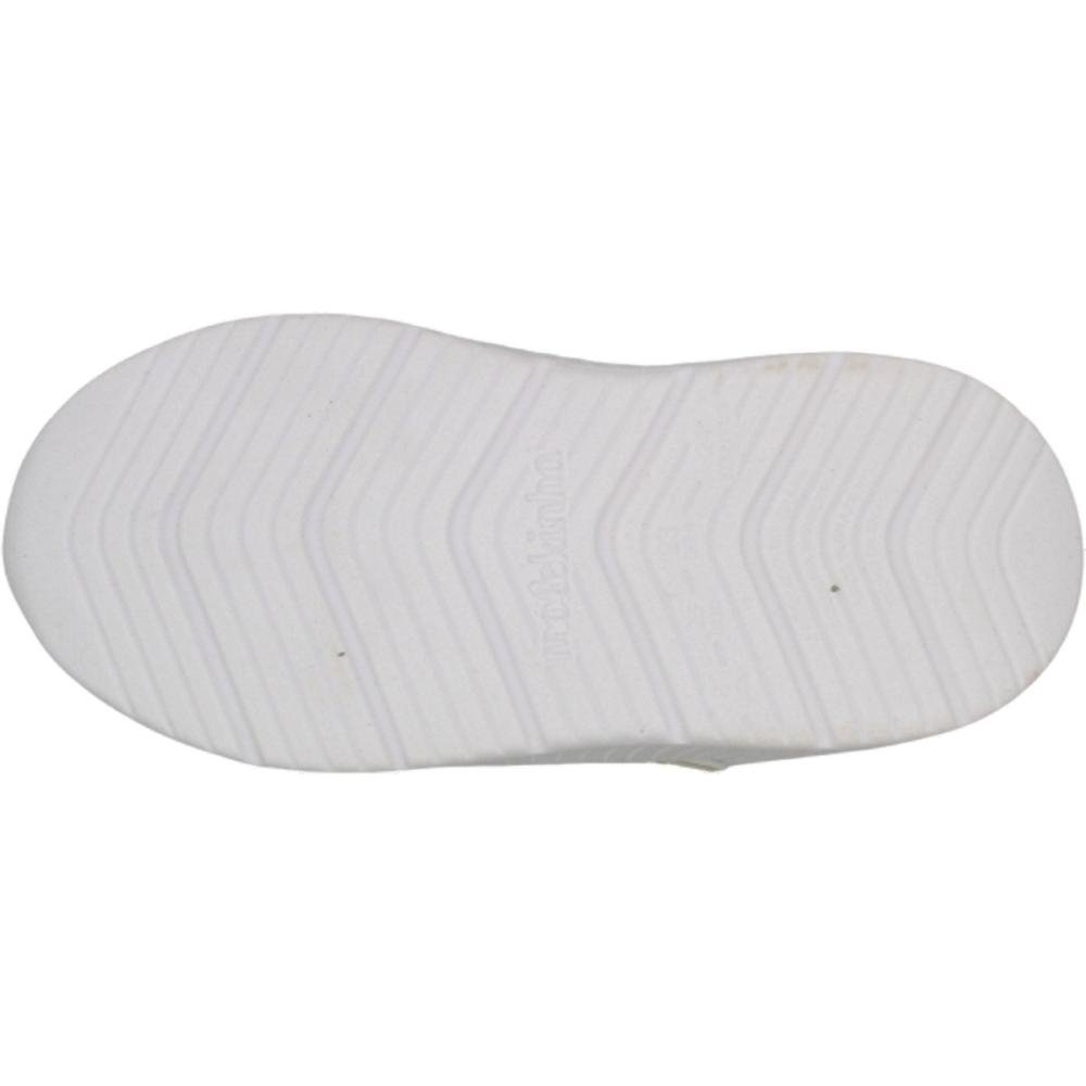 Tênis Esportivo Baby Molekinha Recortes Em Coração Menina Branco 5